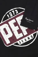 Блуза с дълъг ръкав BEREL | Regular Fit Pepe Jeans London черен