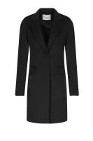 Вълнен палто Canati4 | с добавка кашмир BOSS BLACK черен