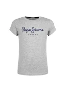 Тениска Art | Regular Fit Pepe Jeans London сив