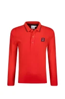 Поло/тениска с яка | Regular Fit BOSS Kidswear червен