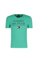 Тениска | Regular Fit Tommy Hilfiger зелен