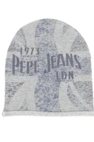 Шапка Pepe Jeans London сив