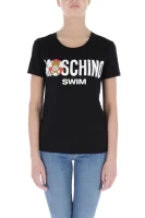 Тениска | Regular Fit Moschino Swim черен