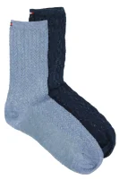 Чорапи 2-pack Tommy Hilfiger син