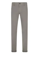 панталон chino schino | slim fit BOSS ORANGE сив