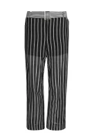 панталон | regular fit | с добавка коприна TWINSET черен