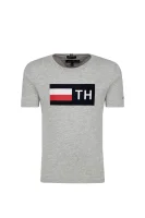 Тениска | Regular Fit Tommy Hilfiger сив