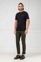 панталон chino schino | slim fit BOSS ORANGE зелен