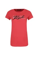 Тениска | Regular Fit Karl Lagerfeld червен