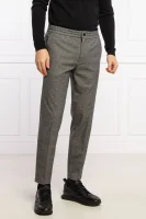 панталон gyte214 | straight fit HUGO черен