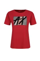 Тениска | Regular Fit Armani Exchange червен