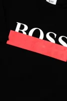 Тениска | Regular Fit BOSS Kidswear черен