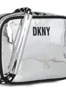 Чанта за рамо DKNY Kids сребърен