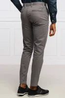 панталон chino schino-taber d | tapered BOSS ORANGE сив