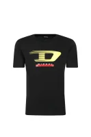 Тениска TJUSTY4 | Regular Fit Diesel черен