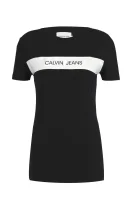 Тениска Vinyl Logo | Regular Fit CALVIN KLEIN JEANS черен