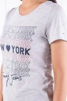 Тениска TJW NEW YORK TEE | Regular Fit Tommy Jeans пепеляв