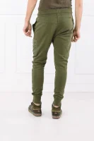 Спортен панталон ROOKIE | Regular Fit Superdry зелен