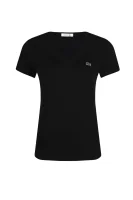 Тениска | Slim Fit Lacoste черен