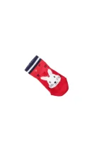 Чорапи 3-pack GIFTBOX BABY Tommy Hilfiger червен