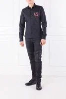 Риза EASY | Extra slim fit Versace Jeans черен