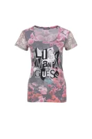 Logomania T-shirt GUESS розов