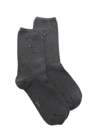Чорапи 2-pack Tommy Hilfiger графитен