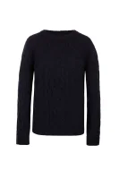 Вълнен пуловер Dorso | Loose fit MAX&Co. тъмносин