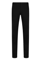 вълнено панталон gibson | slim fit BOSS BLACK черен