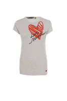 T-shirt Love Moschino сив