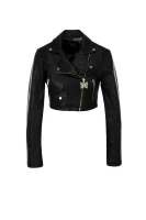 Sharyl Leather Jacket GUESS черен
