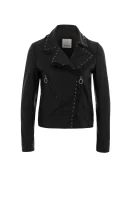 Alhambra Leather Jacket Pinko черен