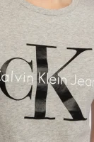 Тениска | Regular Fit CALVIN KLEIN JEANS пепеляв
