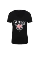 T-shirt Rose L.A. GUESS черен