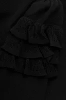 Wool dress Dsquared2 черен