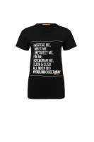 T-shirt Tafunny BOSS ORANGE черен