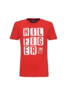 Ame Hilfiger Print T-shirt Tommy Hilfiger червен