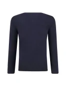 Пуловер Tommy | Regular Fit Tommy Hilfiger тъмносин