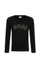 Блуза с дълъг ръкав | Regular Fit BOSS Kidswear черен