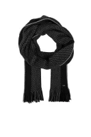 C-Fadon-3 wool scarf BOSS GREEN черен