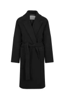 Woolen coat Ciliano BOSS BLACK черен