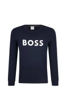 Пуловер | Regular Fit BOSS Kidswear тъмносин
