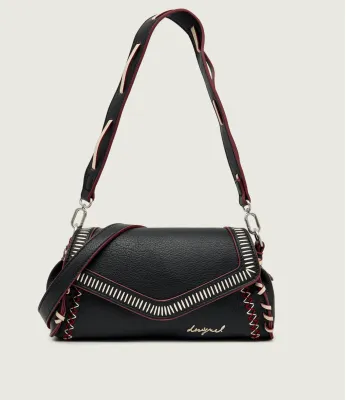 Чанта за рамо MANHATTAN_PESPUNTES ZARAUZ Desigual | черен 25WAXPBE