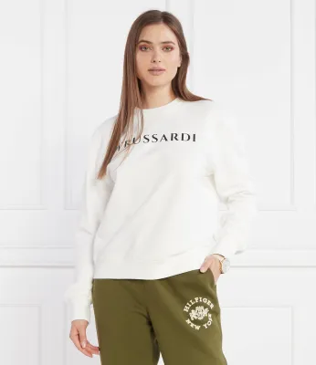 Суитчър/блуза Trussardi | бял Regular Fit 56F00272 1T006303