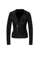Leather Jacket Liu Jo черен