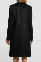 Вълнен палто Canati4 | с добавка кашмир BOSS BLACK черен