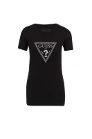 Triangle T-shirt GUESS черен