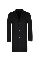 Woolen coat Carlo Calvin Klein черен