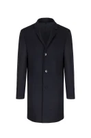 Woollen coat Carlo Calvin Klein тъмносин