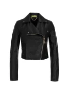 Leather Jacket Versace Jeans черен